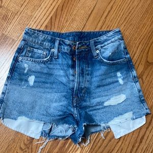 H&M high waisted vintage jean shorts